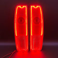 1964 - 1966 Ford F-Series Truck, Bronco, and Econoline LED Halo Taillights (Pair)